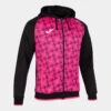 Veste à Capuche Homme Joma Supernova Iii Noir Rose Fluo -Sports - Équipement de football veste a capuche homme joma supernova iii noir rose fluo