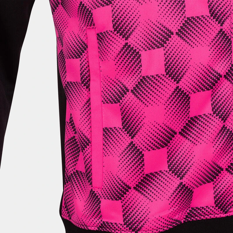 Veste à Capuche Homme Joma Supernova Iii Noir Rose Fluo 5 Veste à Capuche Homme Joma Supernova Iii Noir Rose Fluo – Image 3