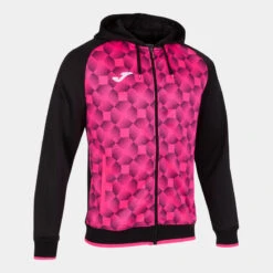 Veste à Capuche Homme Joma Supernova Iii Noir Rose Fluo